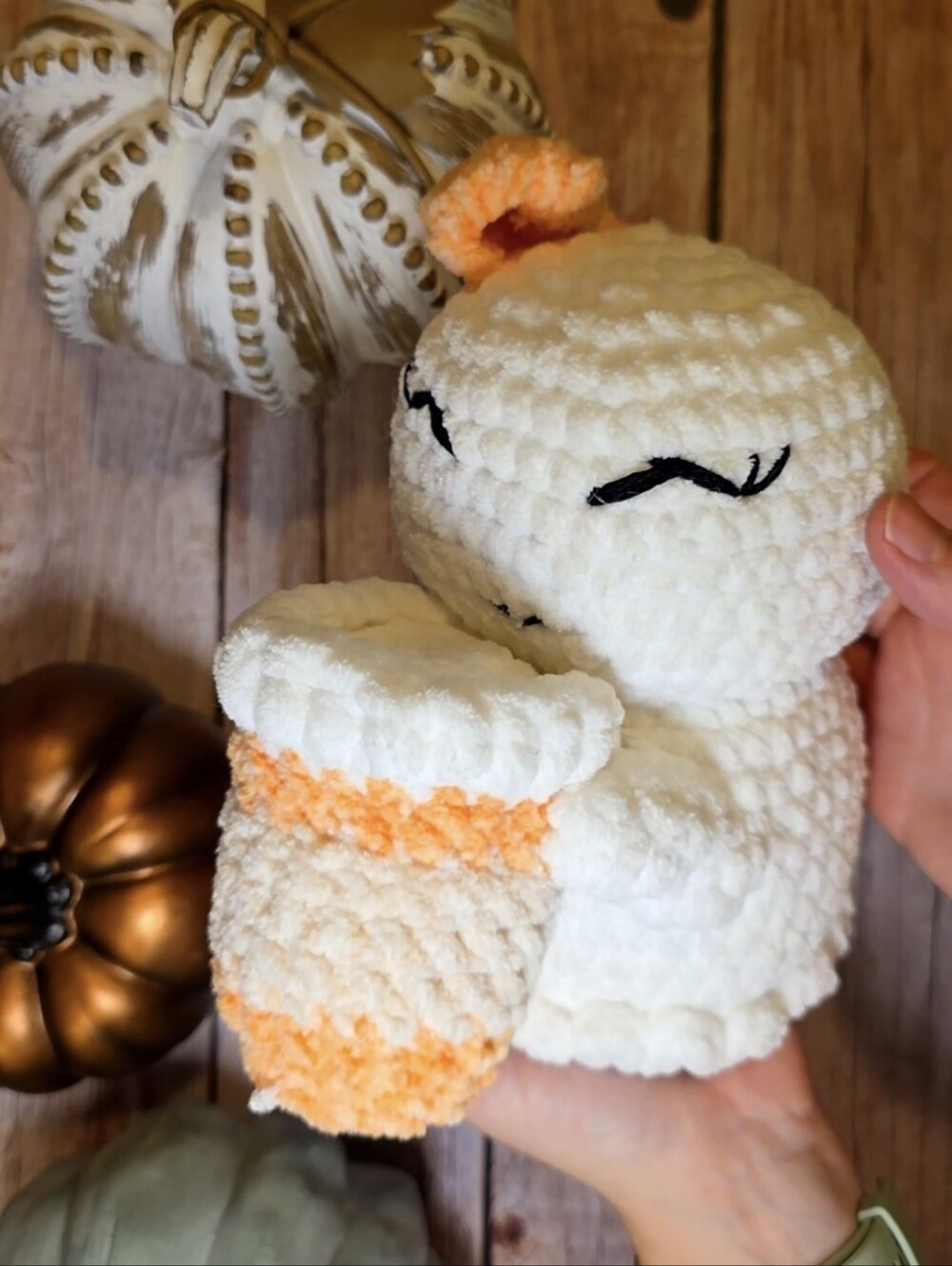 Handmade Crochet Ghost. Set Of 2